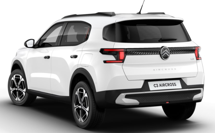 Citroen C3 Aircross Rear 2025